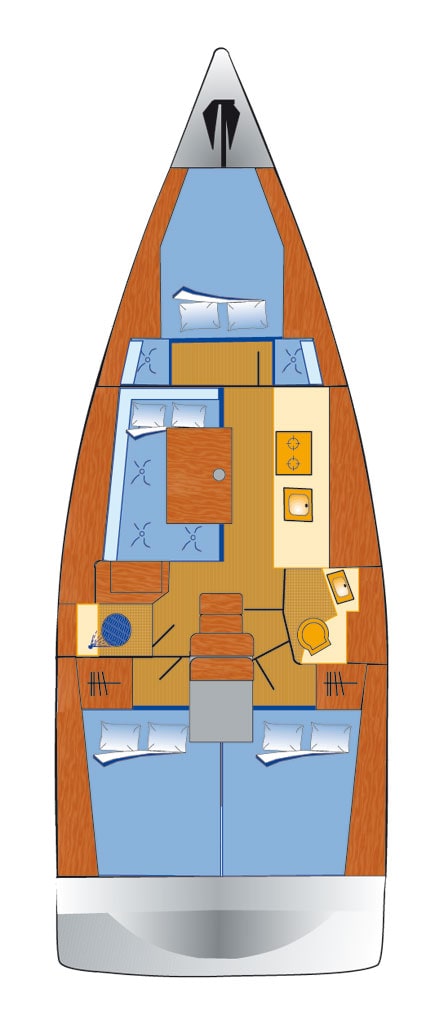 Oceanis 38 Sketch