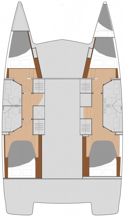 Isla 40 (4+1cab/4wc) Sketch
