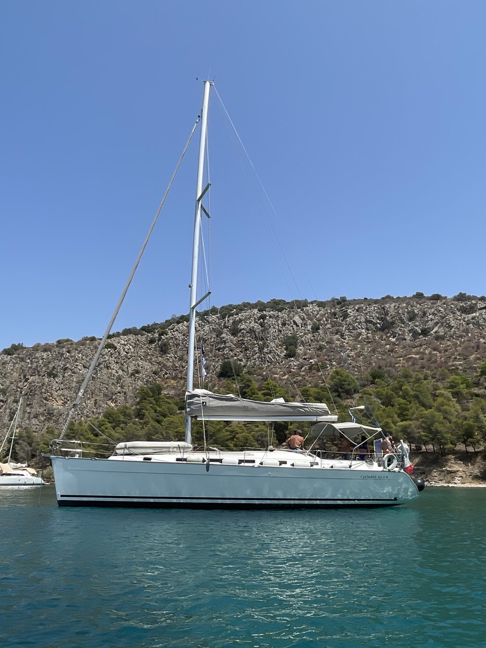 Cyclades 43.4 „Too Lucky“ als Charteryacht