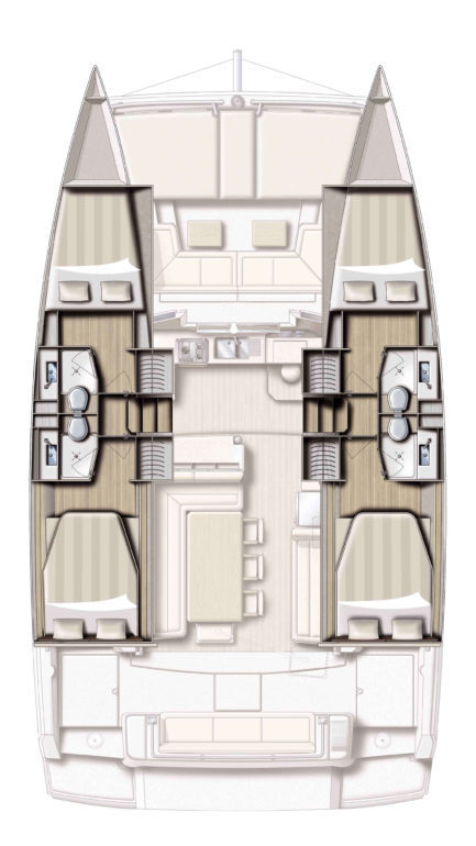 Bali 4.1 (4+1cab/4wc) Sketch
