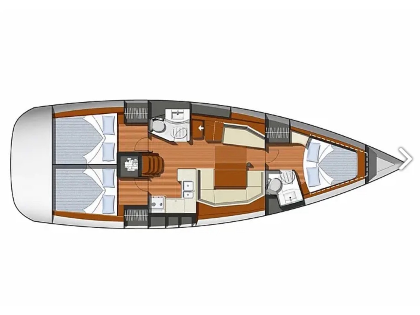 Sun Odyssey 42i Sketch