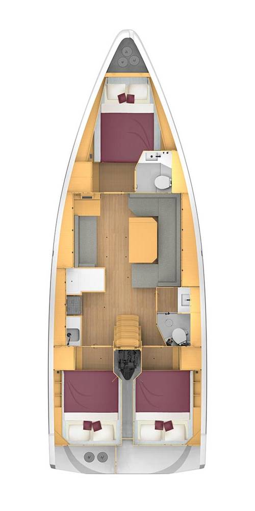 Bavaria C42 Sketch