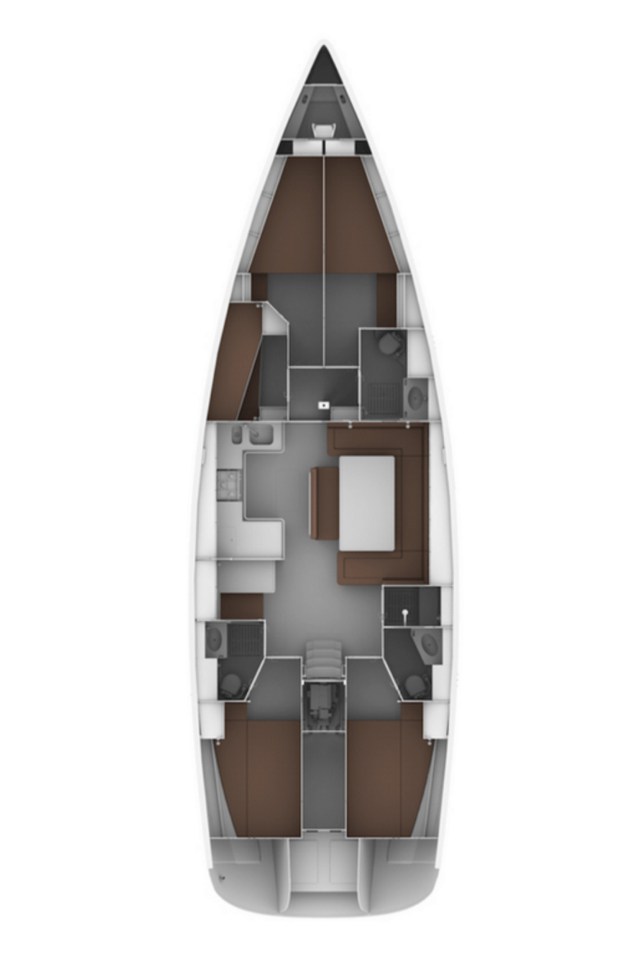 Bavaria Cruiser 51 (5 cab) Sketch