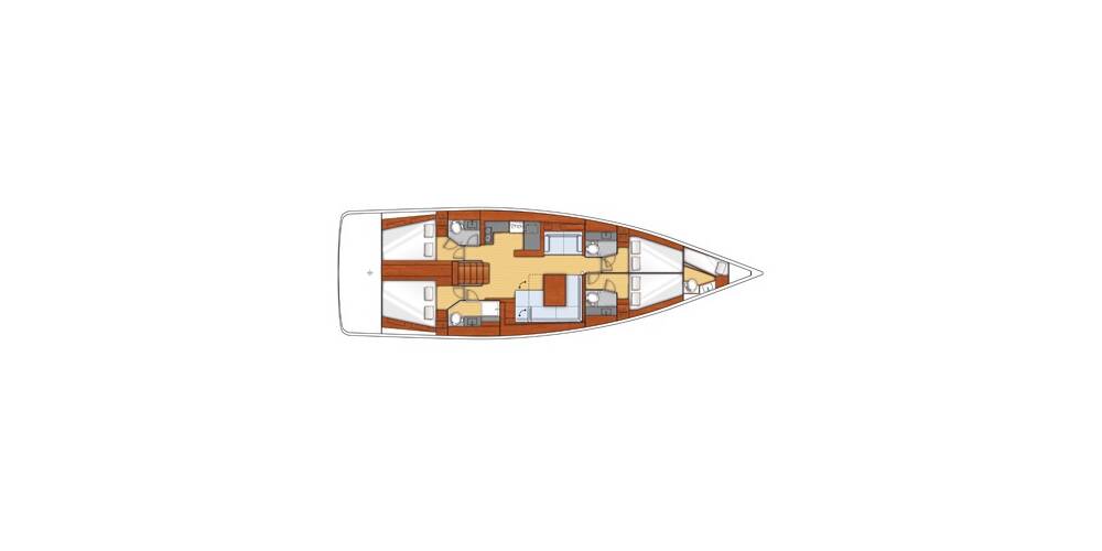 Oceanis 55 (4+1Cab/4WC) Sketch
