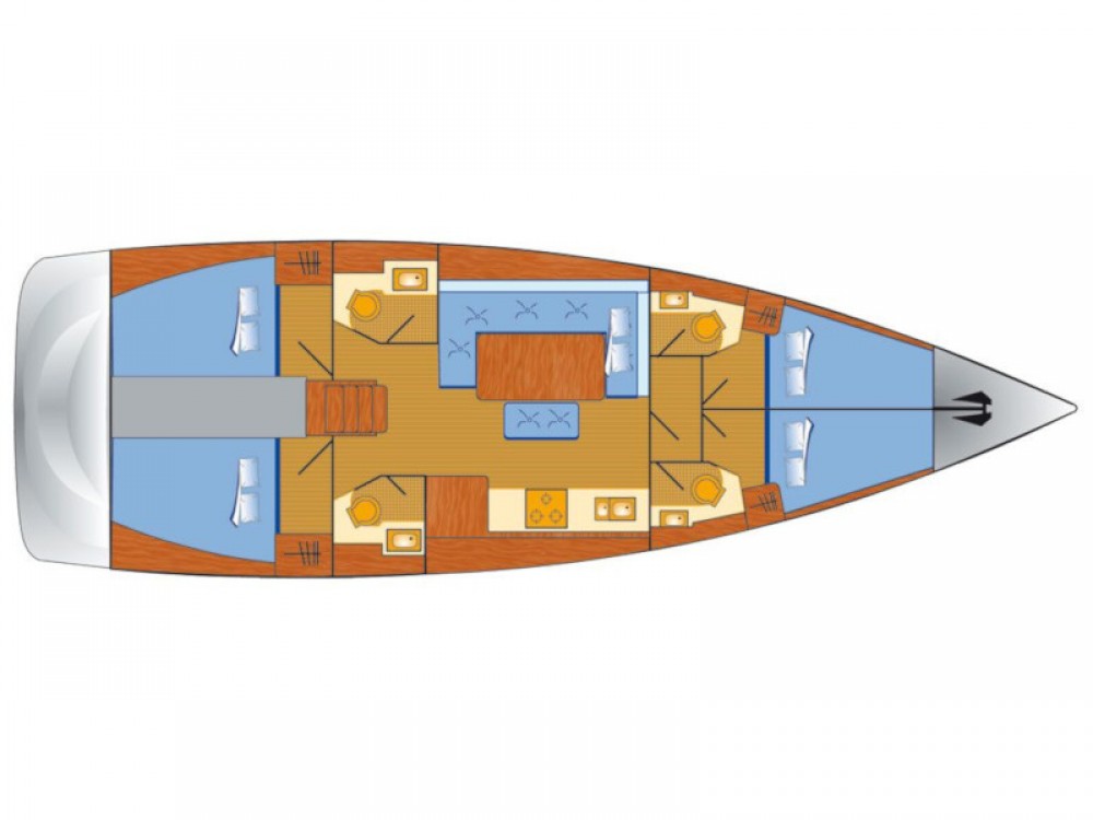 Dufour 460 Grand Large Sketch