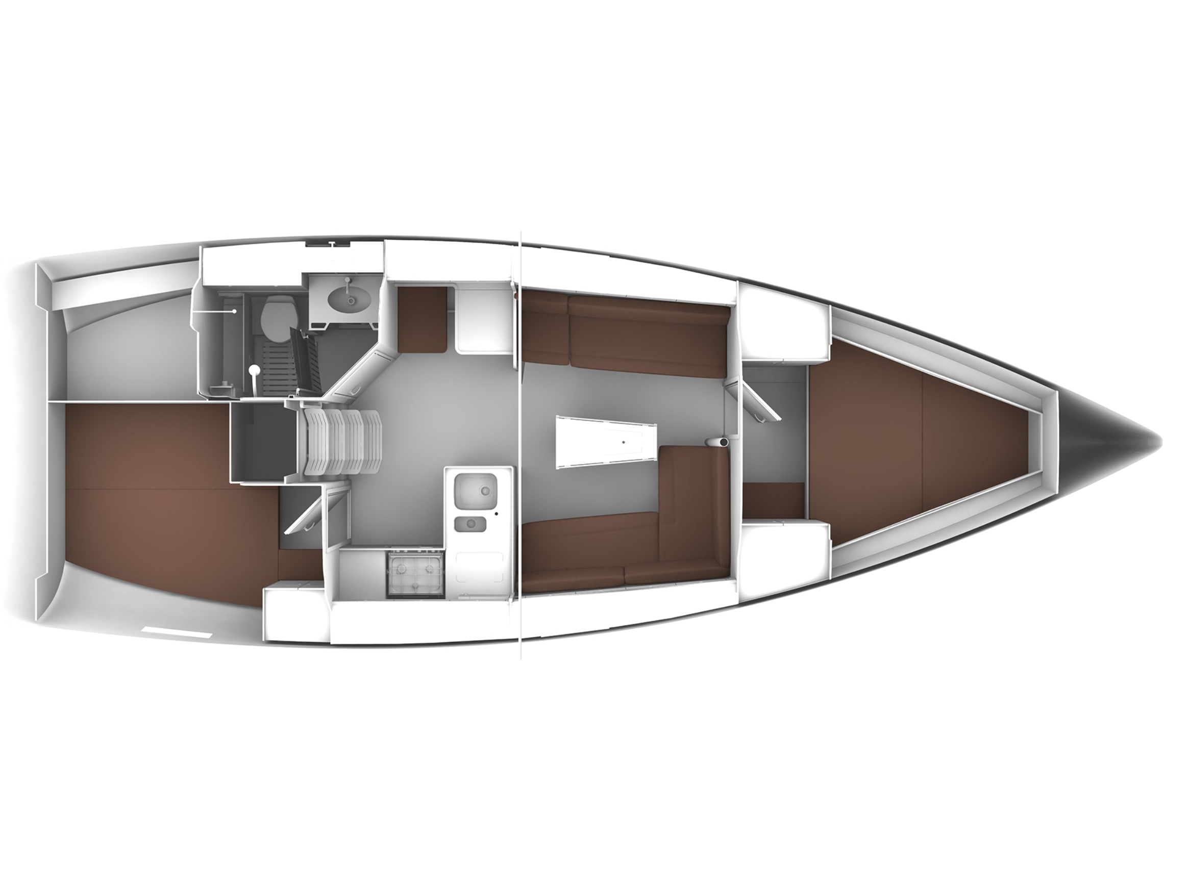 Bavaria 37 Cruiser (2 cab) Sketch