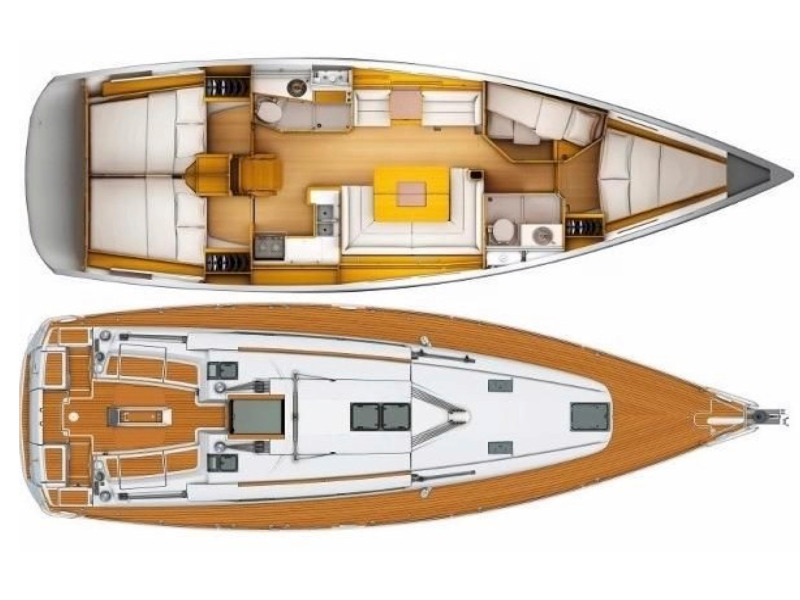Sun Odyssey 439 (4 cab) Sketch