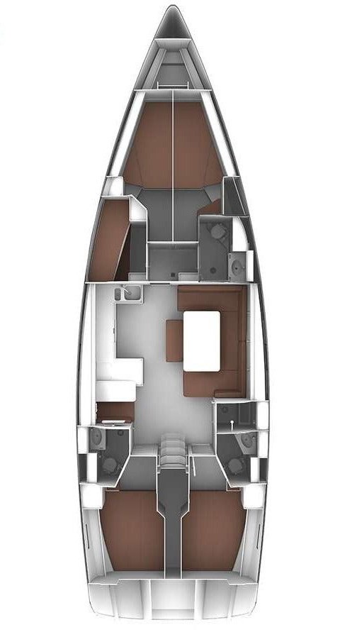 Bavaria Cruiser 51 (5 cab) Sketch