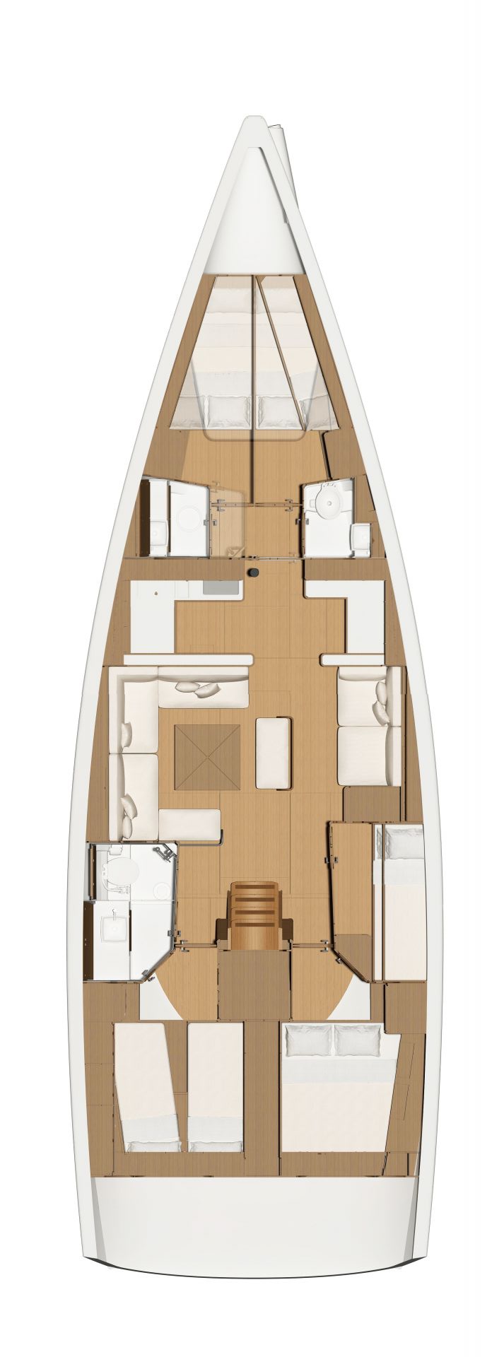 Dufour 520 Grand Large Sketch
