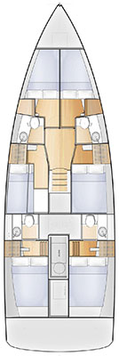 Sun Loft 47 (6+1cab) Sketch