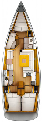 Sun Odyssey 449 Sketch
