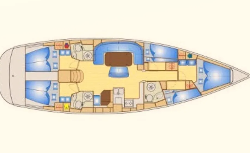Bavaria 50 Cruiser Sketch