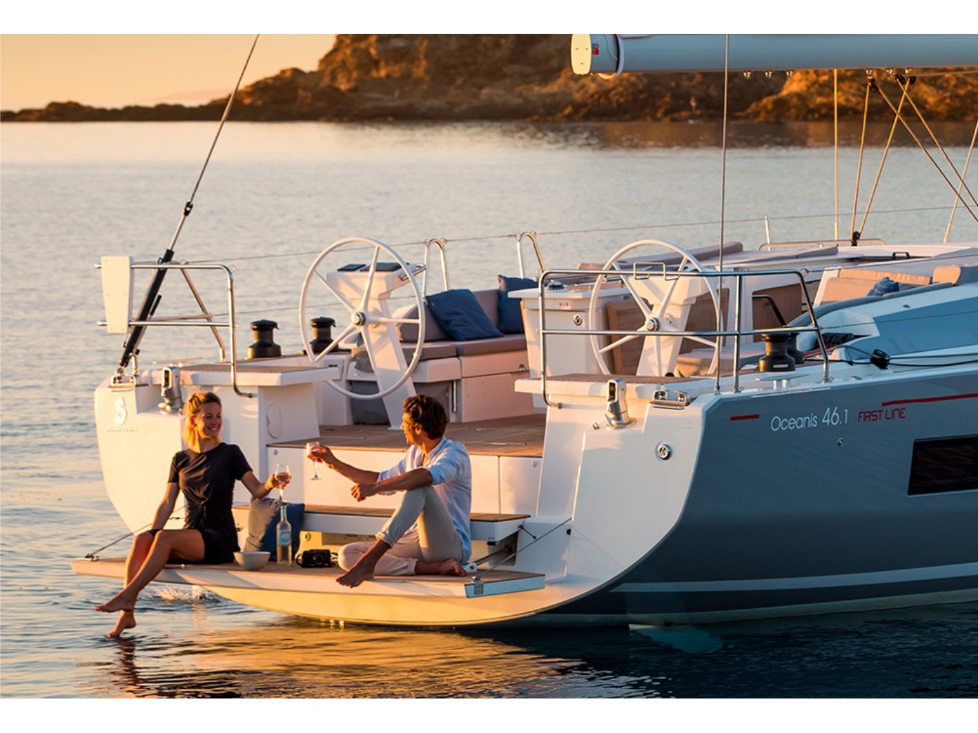 Oceanis 46.1 (5cab/3wc) „LaRiMaR“ als Charteryacht