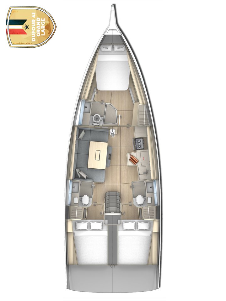 Dufour 41 Sketch