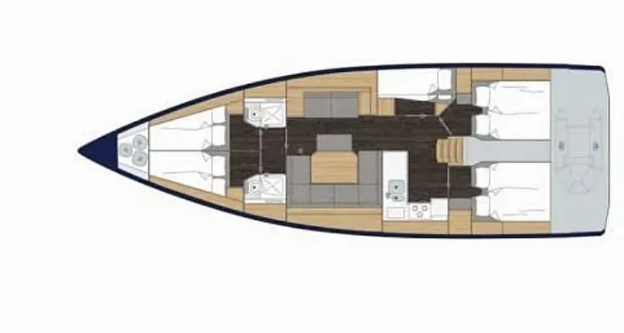 Bavaria C45 (5cab) Sketch