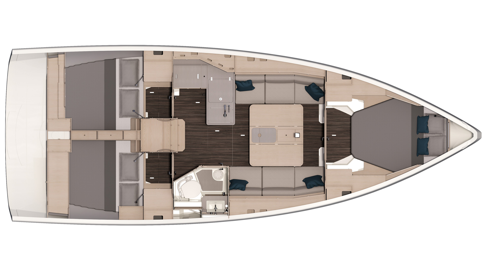 Dufour 37 Sketch