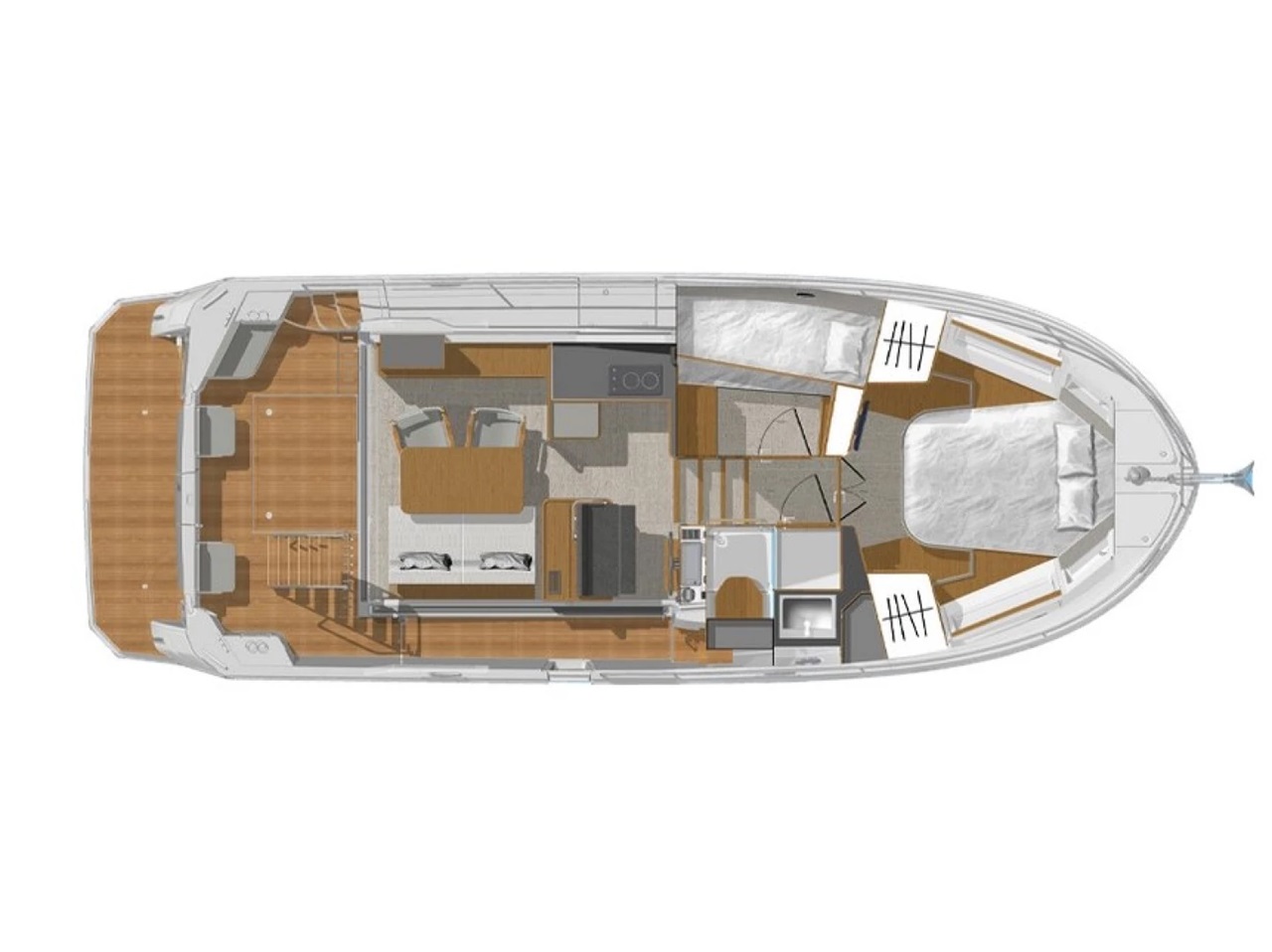 Swift Trawler 35 Sketch