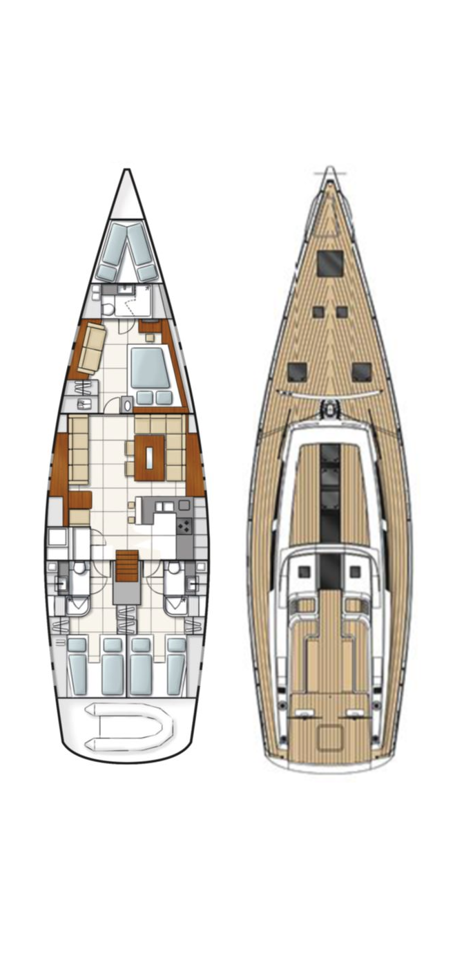 Hanse 630e (3+1Cab/3WC) Sketch