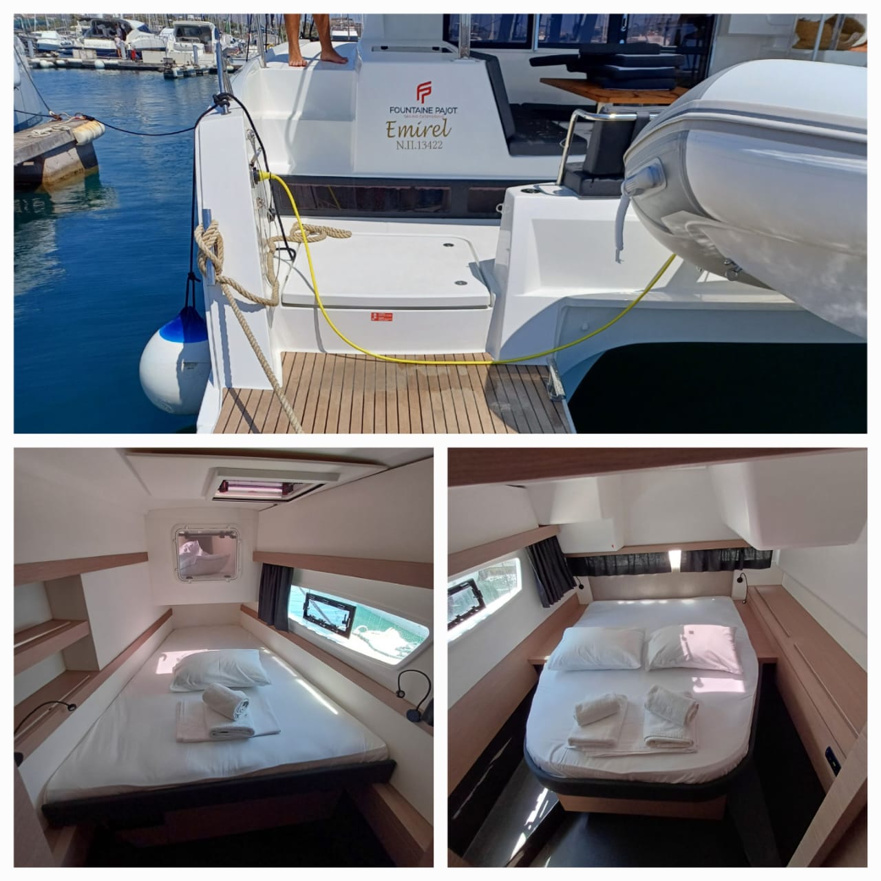 Isla 40 (4+1cab/4wc) „Emirel“ als Charteryacht