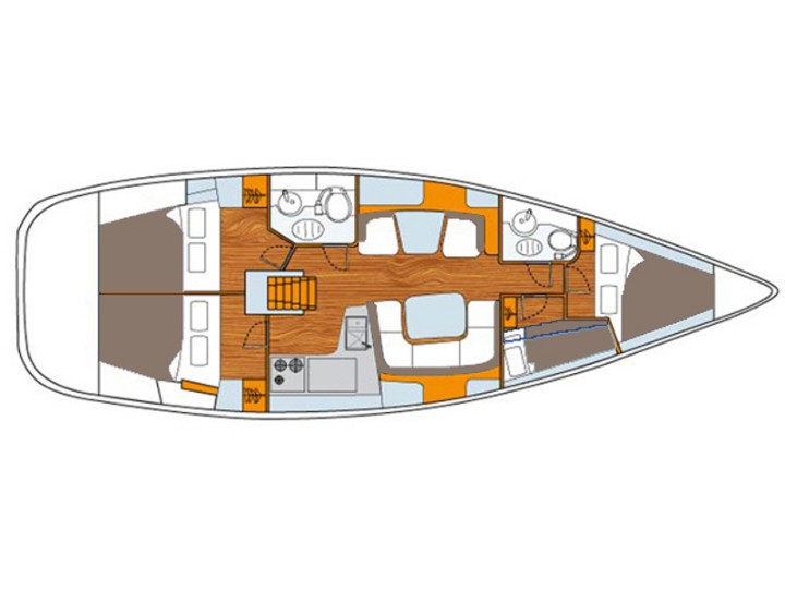 Sun Odyssey 43 Sketch
