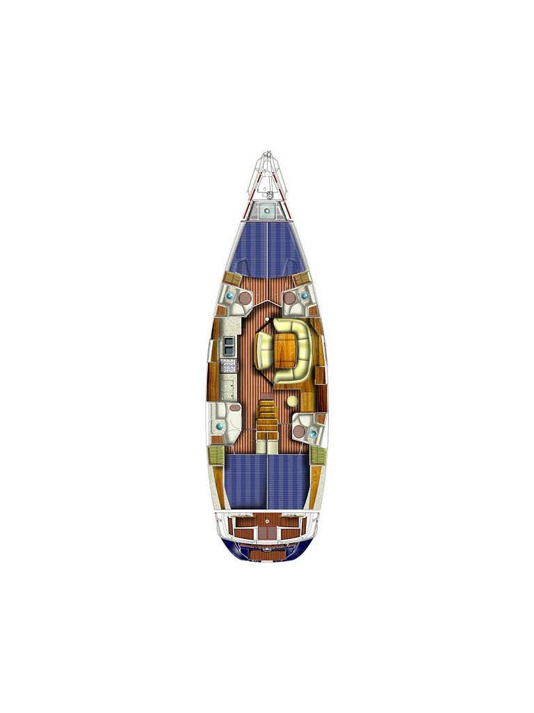Sun Odyssey 49i (4cab/4wc) Sketch