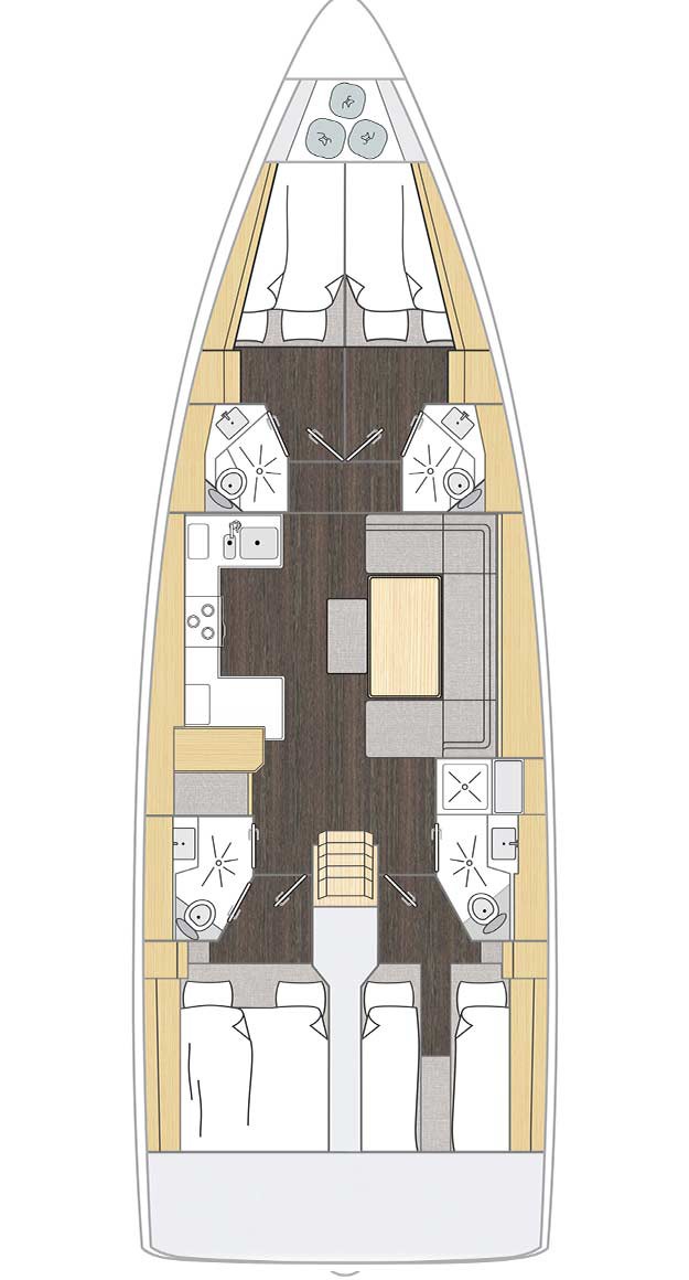 Bavaria C46 Sketch