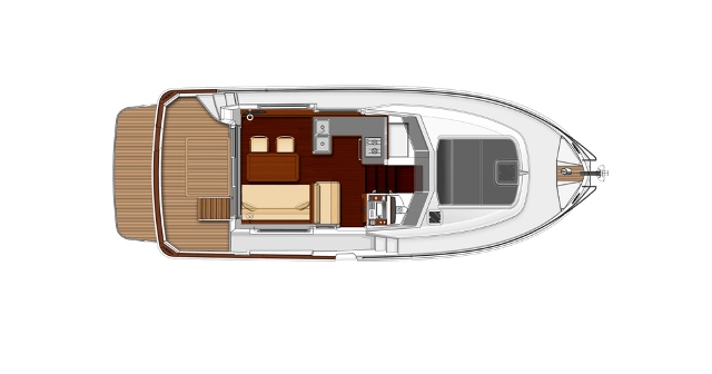 Swift Trawler 34 Sketch