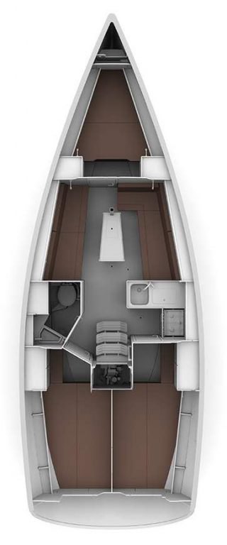 Bavaria Cruiser 34 (3cab/1wc) Sketch