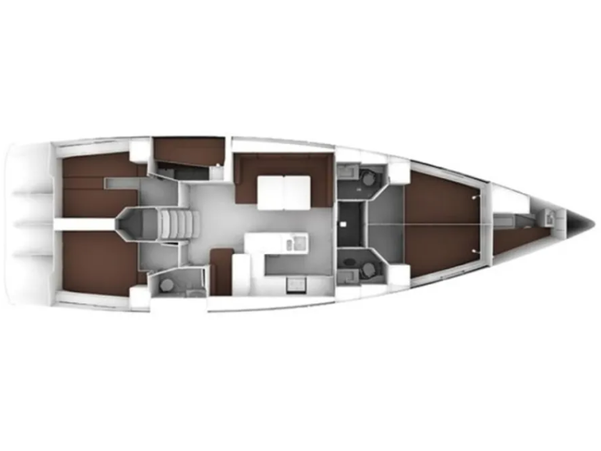 Bavaria Cruiser 56 (5+1cab/3wc) Sketch