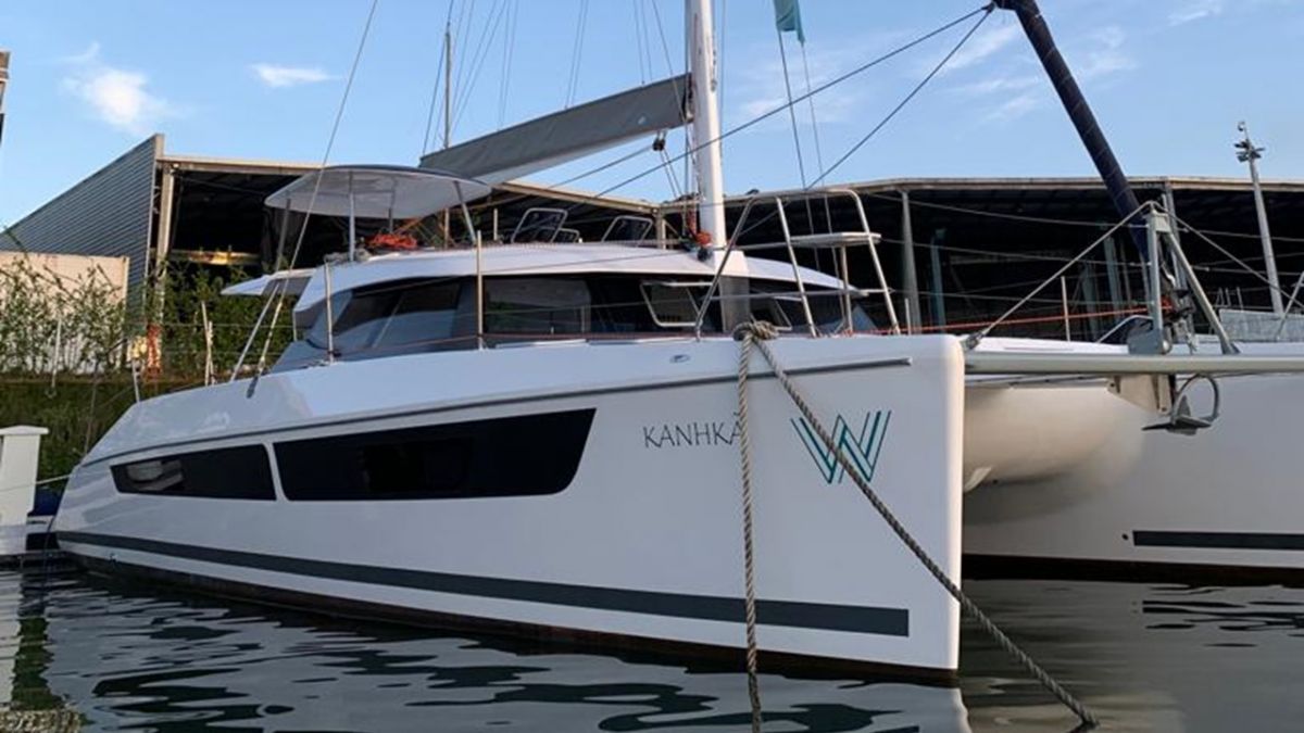 CatFlash 43 „Kanhka“ als Charteryacht