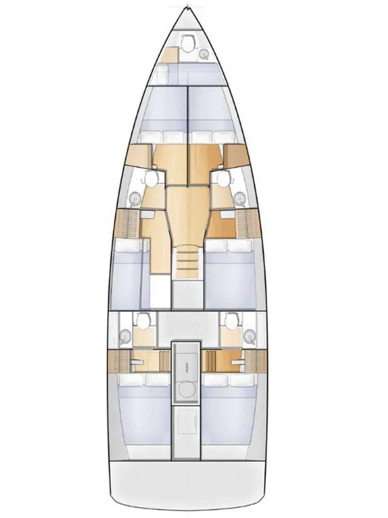 Sun Loft 47 (6+1cab) Sketch
