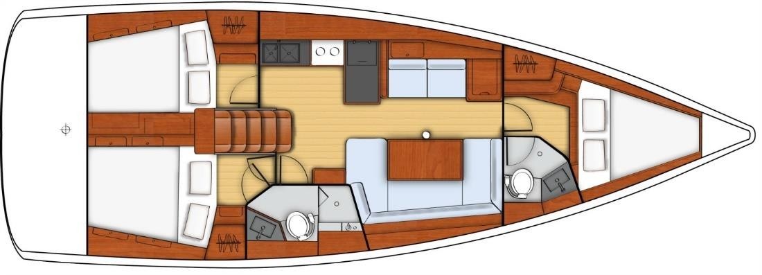Oceanis 41 Sketch