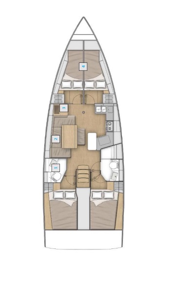 Oceanis 40.1 Sketch