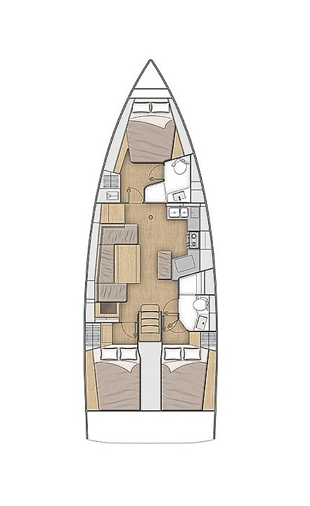 Oceanis 40.1 Sketch