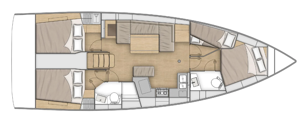 Oceanis 40.1 Sketch
