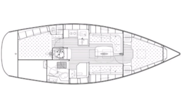 Bavaria 34 Cruiser (2cab) Sketch