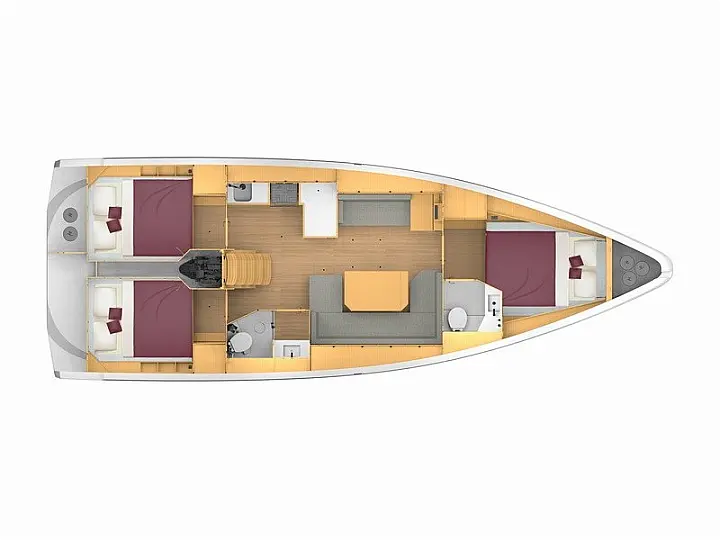 Bavaria C42 Sketch