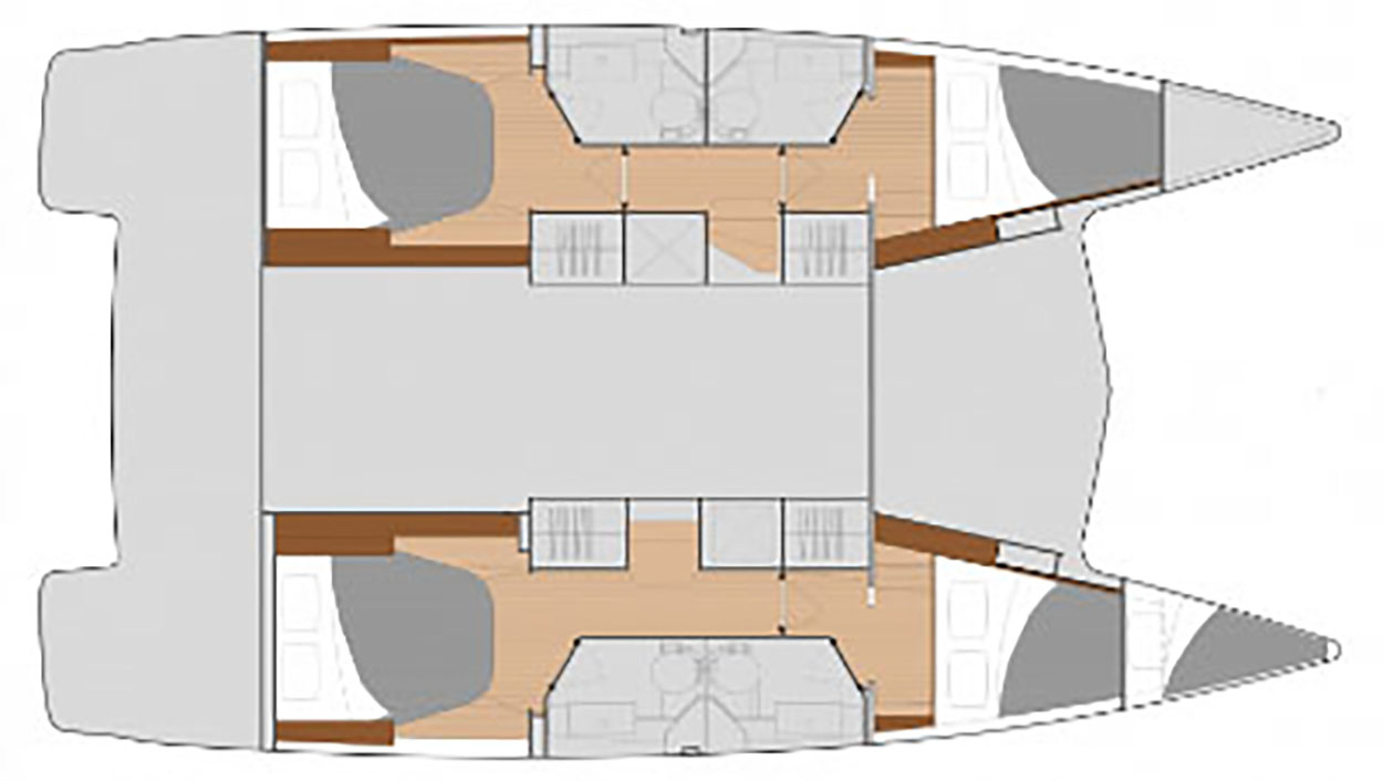Isla 40 (4+1cab/4wc) Sketch