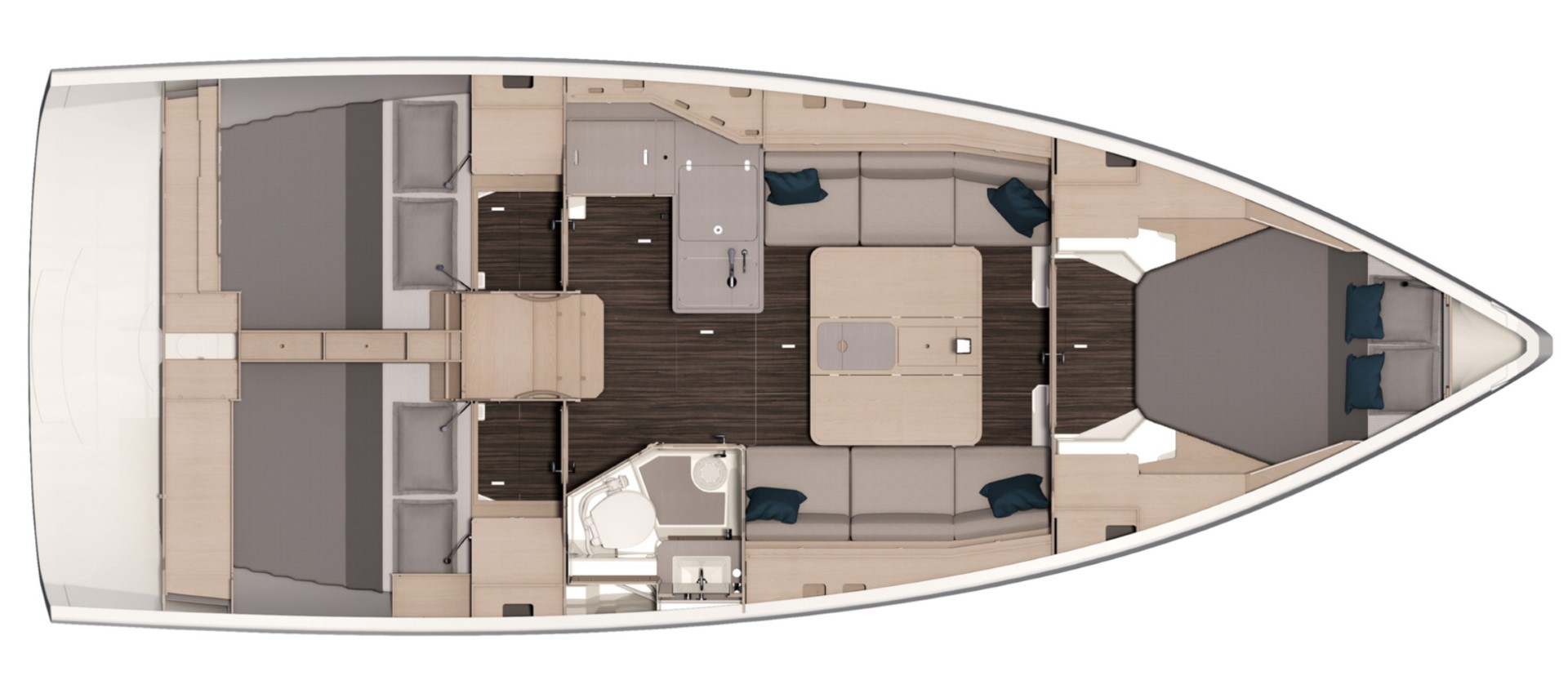 Dufour 37 Sketch