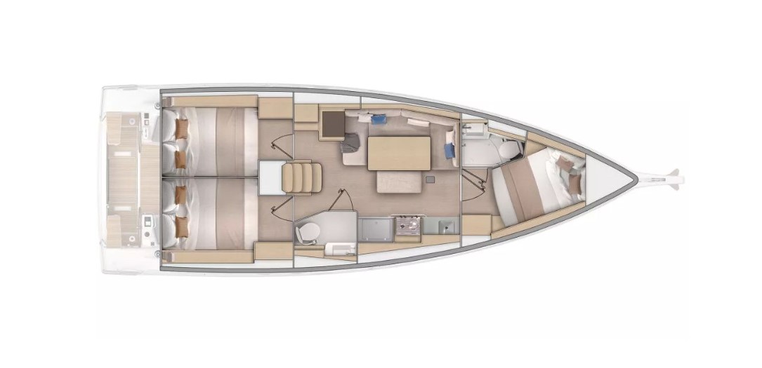 Oceanis 37.1 Sketch