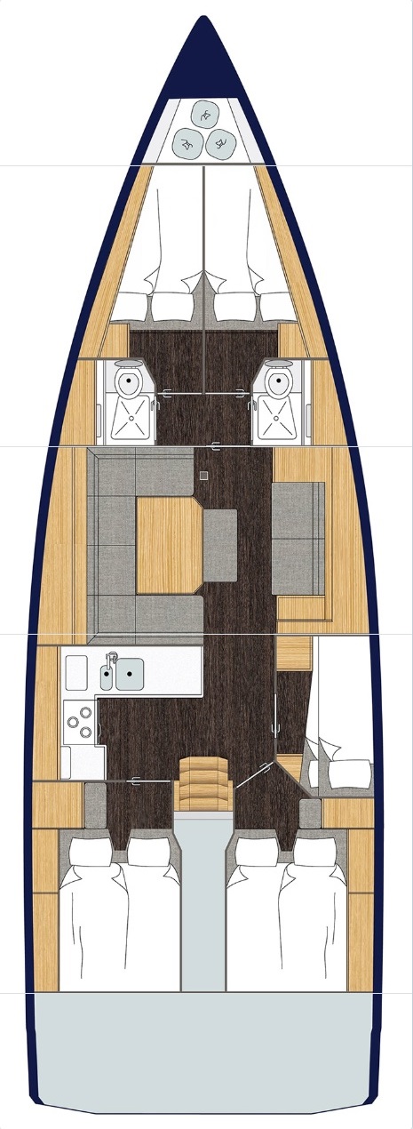Bavaria C45 (5cab) Sketch
