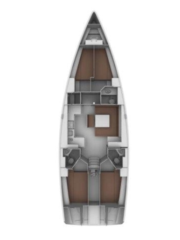 Bavaria Cruiser 45 (4 cab) Sketch