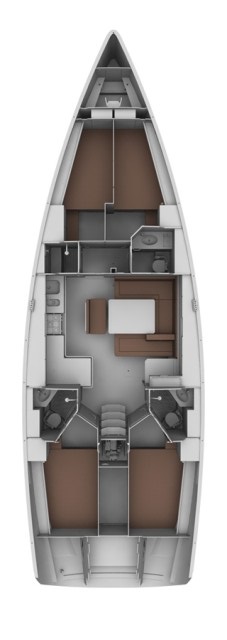 Bavaria Cruiser 46 (4 cab/3WC) Sketch