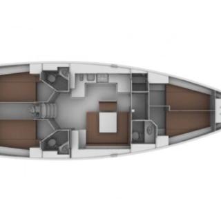 Bavaria Cruiser 46 (4 cab/3WC) Sketch