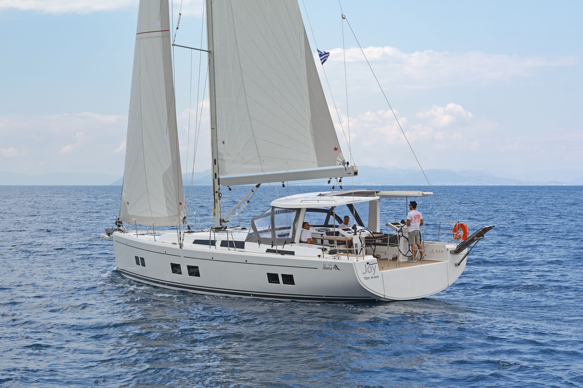 Hanse 548 (4+1cab/4wc) „Joy“ als Charteryacht