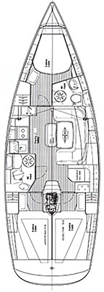 Bavaria 39 Cruiser Sketch