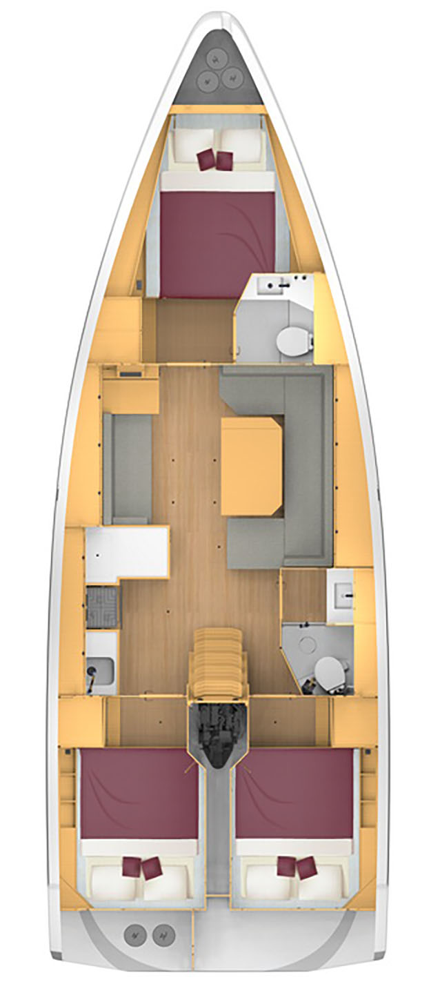 Bavaria C42 Sketch