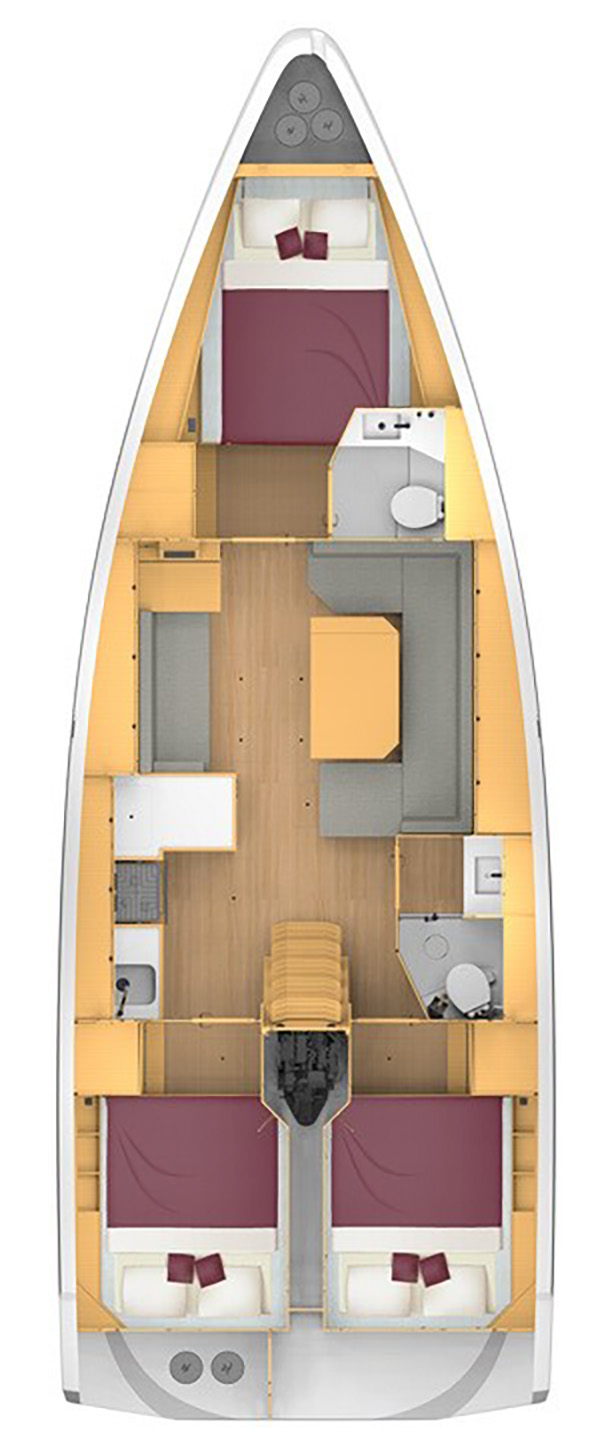 Bavaria C42 Sketch