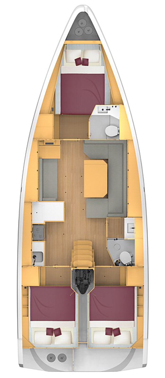 Bavaria C42 Sketch