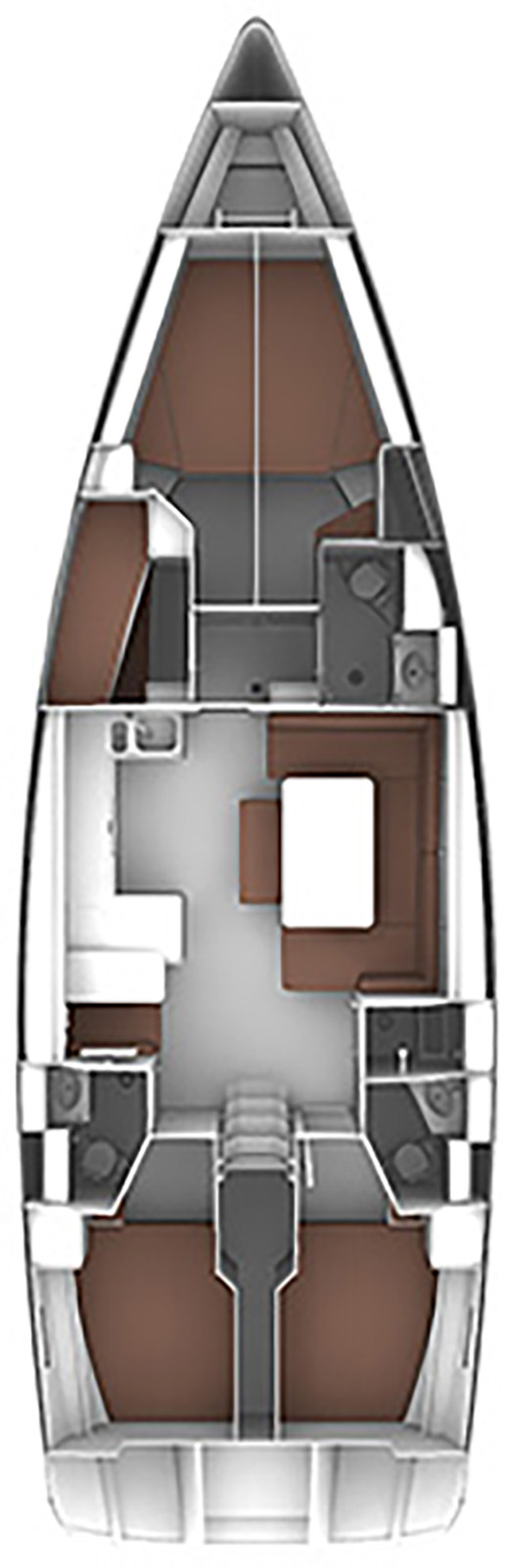 Bavaria Cruiser 51 (5 cab) Sketch